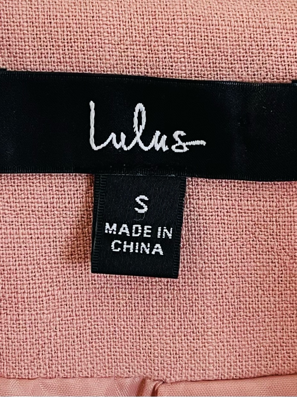 Lulu's Bold Touch Mauve Pink Blazer Women Size Small Business Casual Old Money - Picture 5 of 10
